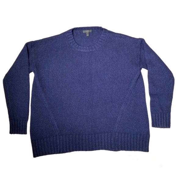 J. CREW- Mens Medium Crewneck Sweater- Super Soft- Blue - Picture 3 of 7